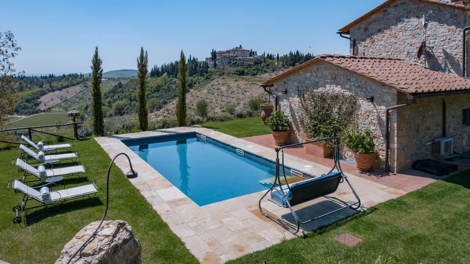 Casa Perano Villa Gaiole in Chianti Kültér fotó